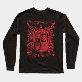 LION'S SHIELD CREST - Respect The Hustle, Honor The Success Long Sleeve T-Shirt